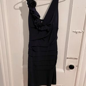 Valerie Bertinelli cocktail dress, navy blue, size 8